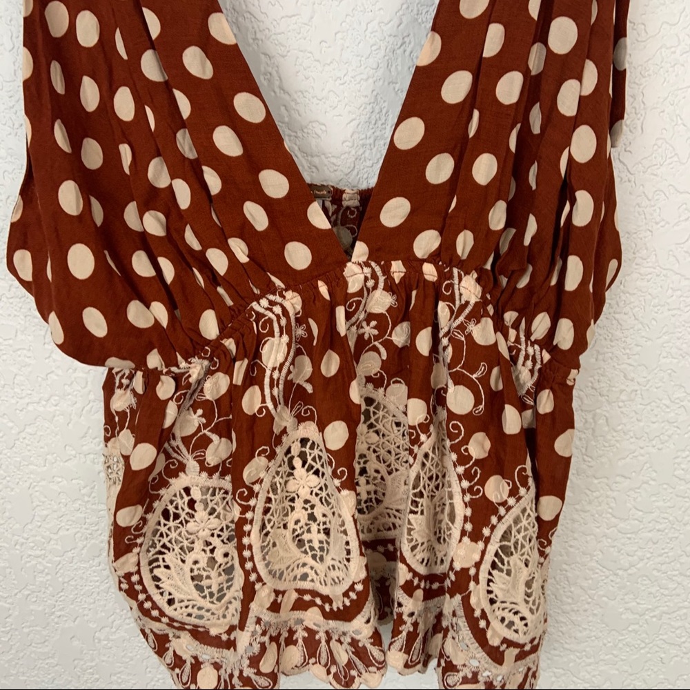 Free People Polka Dot Tank Top - Picture 2 of 6